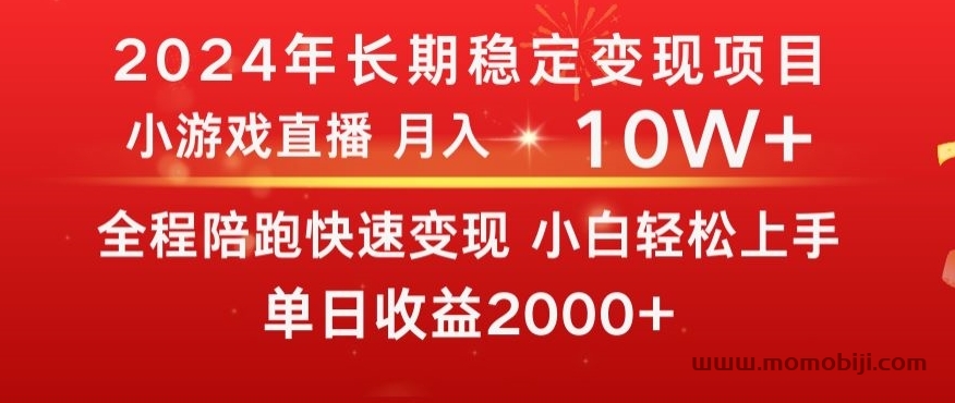 2024全年稳定变现项目，单号日入2000+，月入5-10W+，小白当天上手